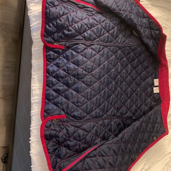 Talbots deep red-pink colored vest. Never worn - Picture 3 of 5